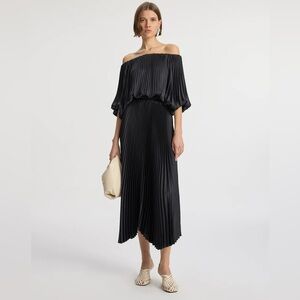 A.L.C. Black A-Line Skirt